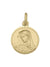 10, 14, 18 Karat Yellow Gold Solid Madonna Medalion.