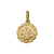 10, 14, 18 Karat Yellow Gold Small Hollow Confirmation Medalion