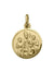10, 14, 18 Karat Yellow Gold Medium Solid Confirmation Medalion