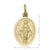 10, 14, 18 Karat Yellow Gold Solid Miraculous Regular Medalion