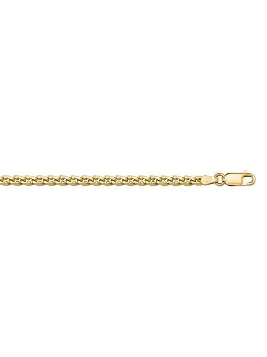14k Yellow Gold L.F Link 3.3 mm Italian Chain