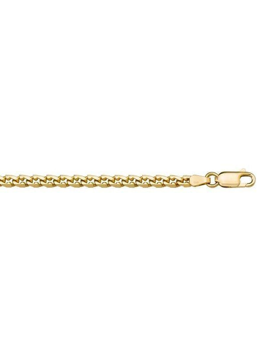14k Yellow Gold L.F Link 4.0 mm Italian Bracelet