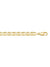 10k, 14k, 18k Yellow Gold Flat Anchor 7.0 mm Italian Chain