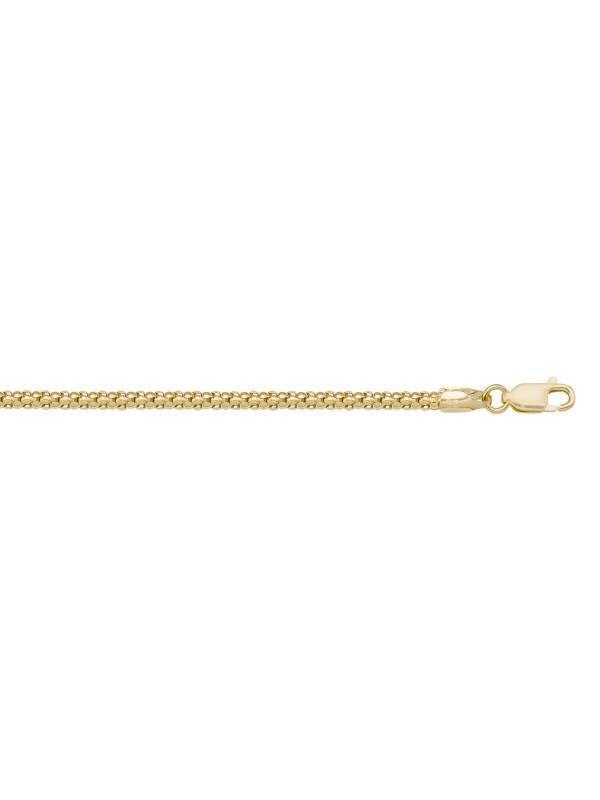 14 Yellow Gold PopCorn 1.8 mm Italian Chain