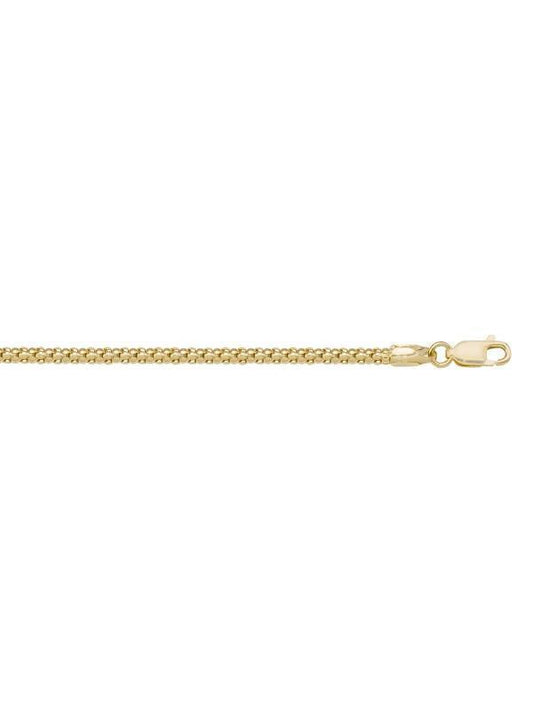 14 Yellow Gold PopCorn 1.8 mm Italian Chain