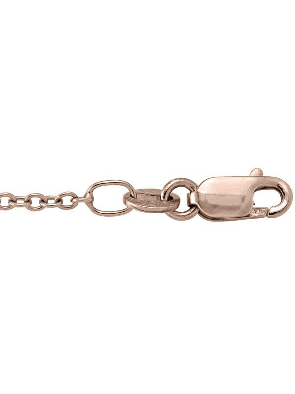 14k Rose Gold Open Cable 1.5 mm Italian Chain