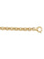 14k, 18k Yellow Gold Hollow Rolo 7.7 mm Italian Bracelet