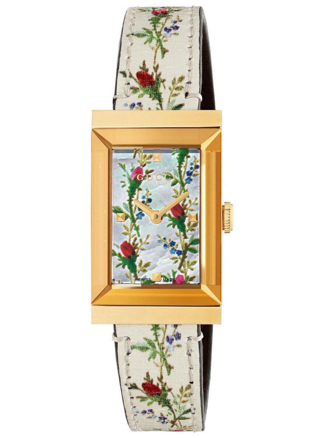 Gucci G Frame Quartz Womens Watch YA147407