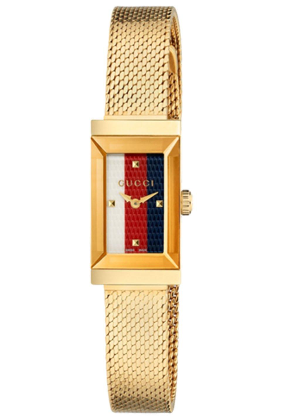 Gucci g frame watch gold sale