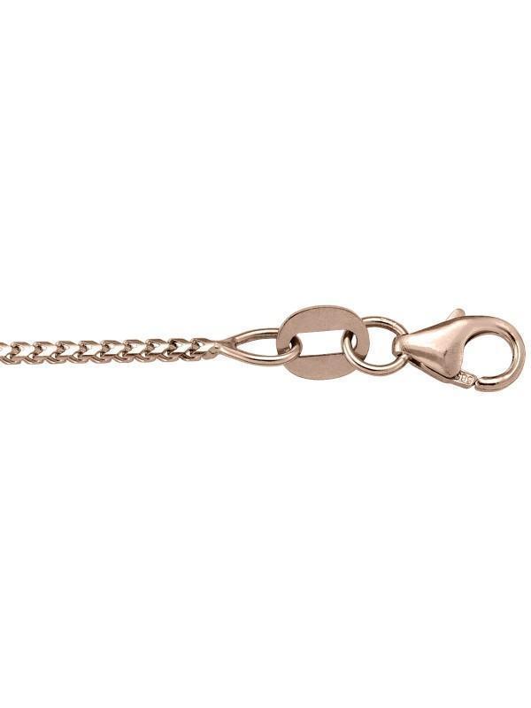 14k Rose Gold Franco 1.0 mm Italian Chain