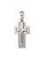 14, 18 Karat White Gold Religious Italian Cross